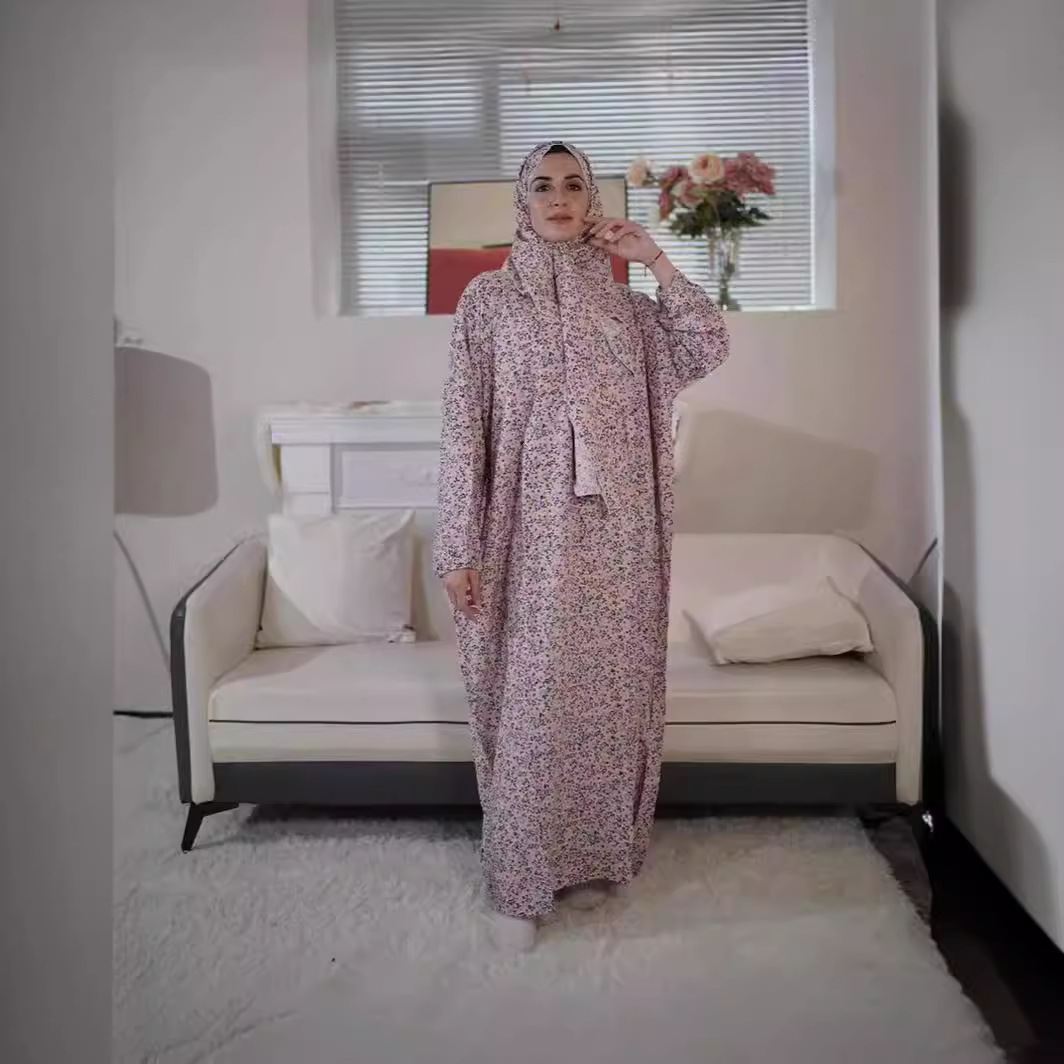 Women Accessories Dubai - Jalabiya Abayas Voor Vrouwen Print Jurk