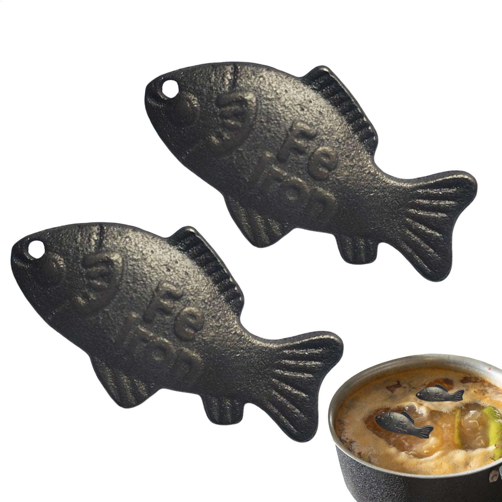 Women Kitchen Accessories - 2 stuks ijzeren vis een natuurlijke