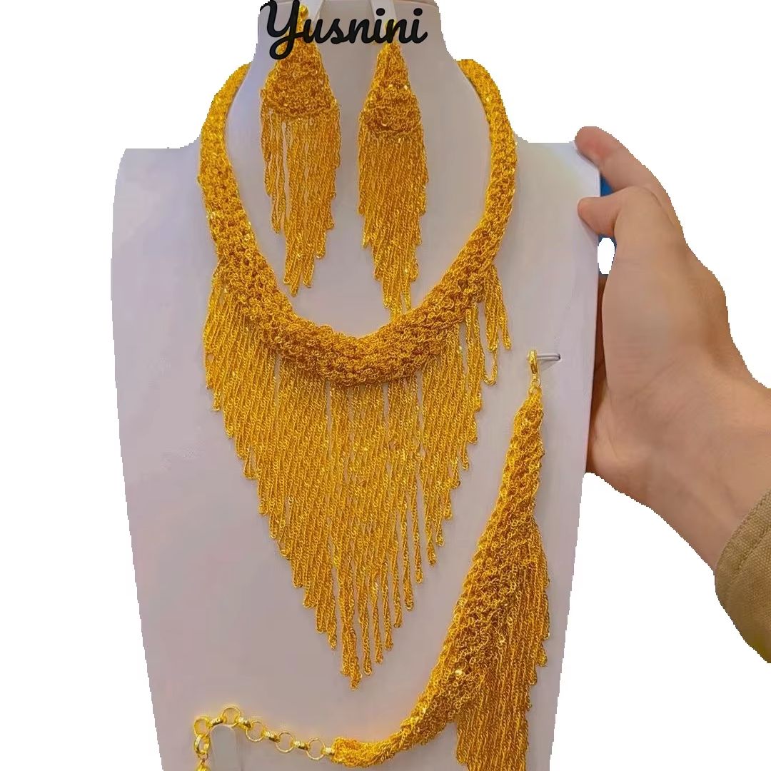 Women Accessories Dubai - Nieuwe Dubai 24K Vergulde Bruids Bruiloft