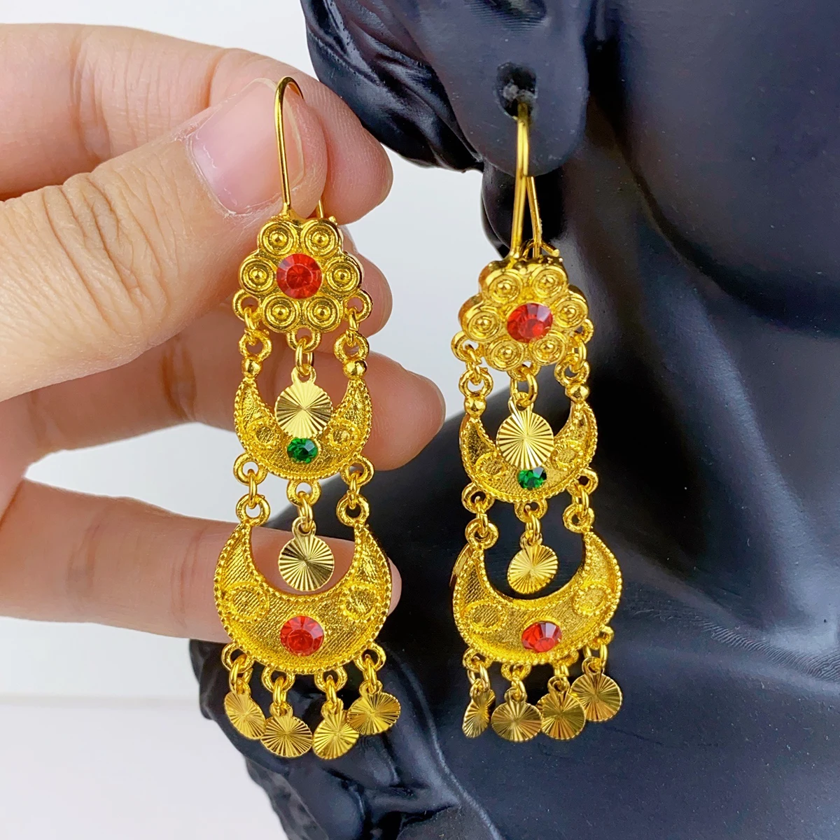 Indian Drop Dangle Oorbellen S - Women Accessories Dubai recensie en prijs