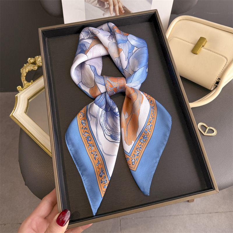 2026 Nieuwe Bloemenprint Hijab - Silk Scarf Square recensie en prijs