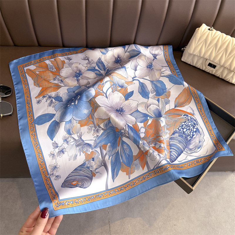 2026 Nieuwe Bloemenprint Hijab - Silk Scarf Square recensie en prijs