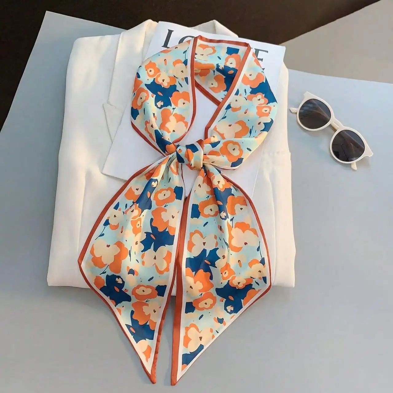 Dames lente/zomer casual kunst - Silk Scarf Square recensie en prijs