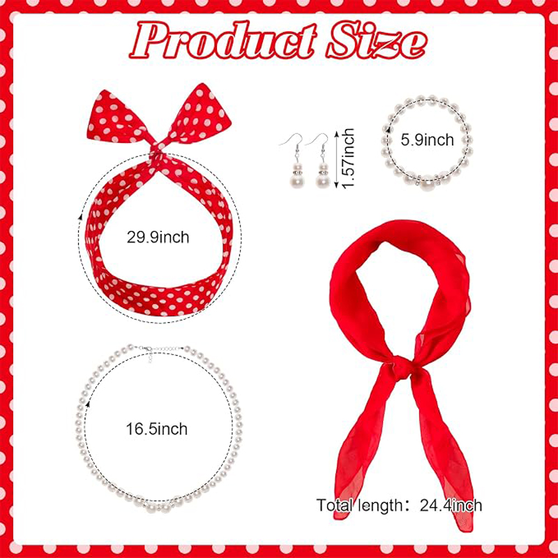7PCS 1950s kostuumaccessoires  - Women'S Accessories In The 1950S recensie en prijs
